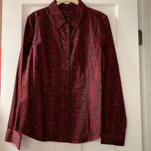 Talbots long sleeve button down shirt size 12